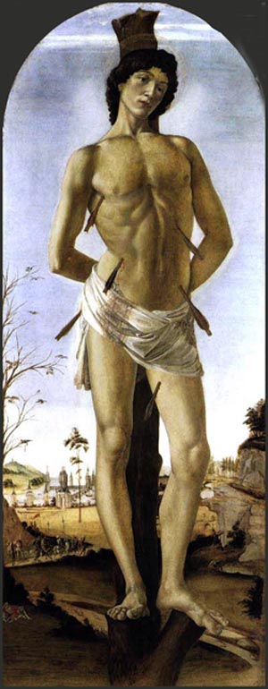 St. Sebastian, by Boticelli